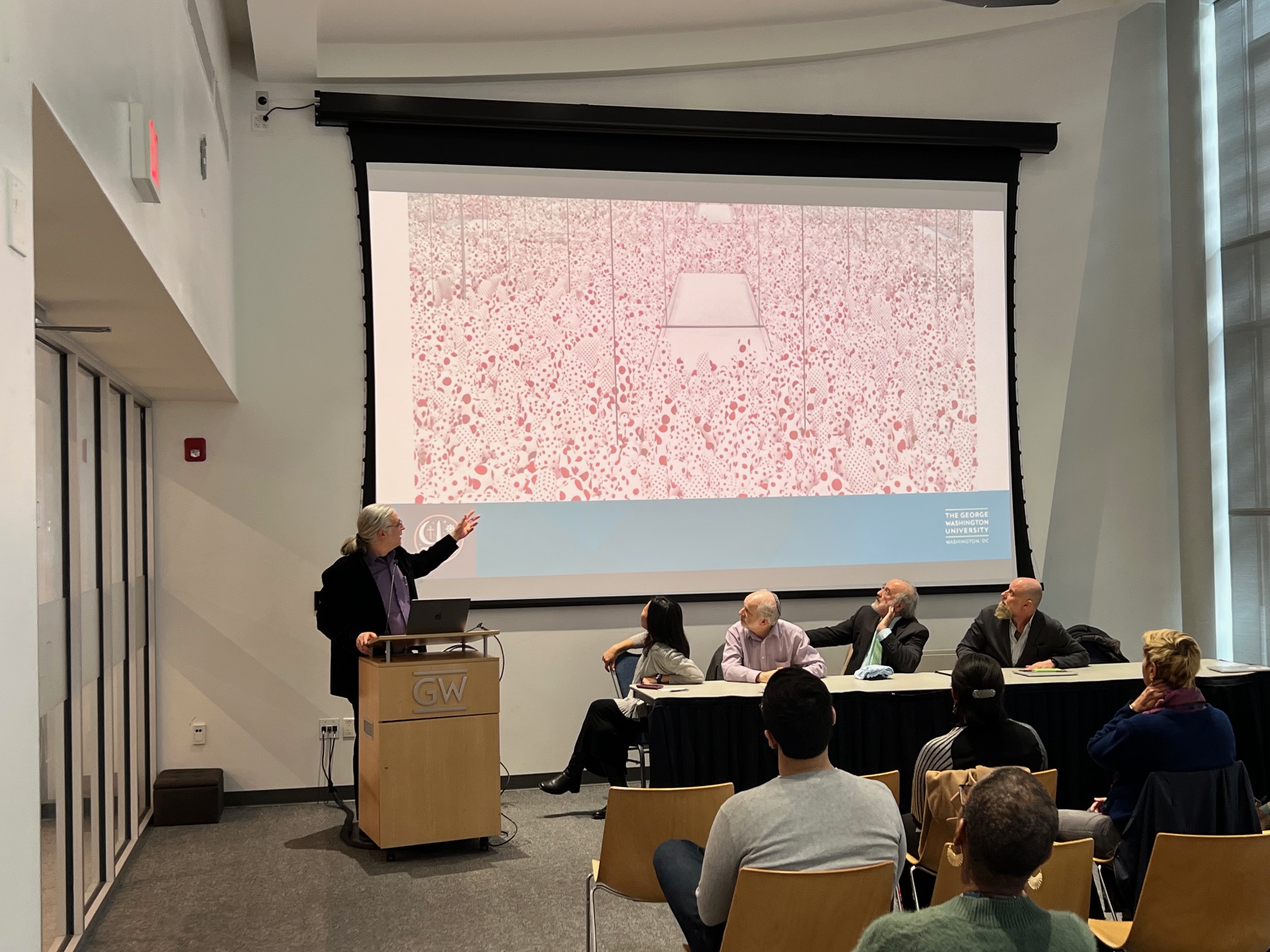Professor Aviv presenting at the inaugural RELx Interfaith Week Lecture