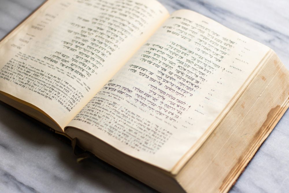 Hebrew Bible Opened