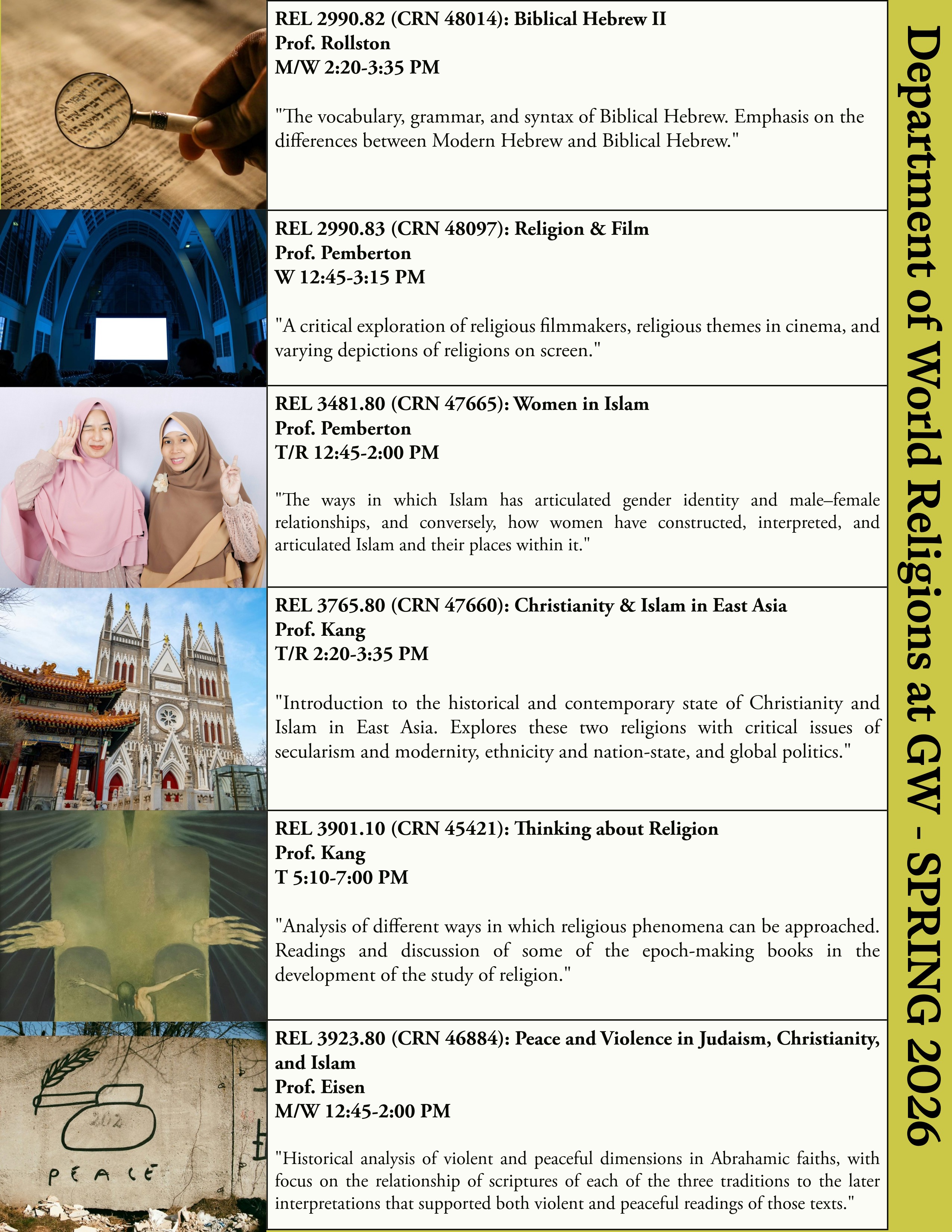 Spring 2026 Course Flyer Part 2