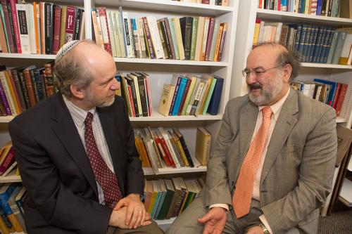 GW Religion Department professors Robert Eisen and Mohammad Faghfoory
