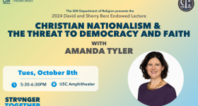 Flyer for Berz Lecture by Amanda Tyler